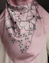 CARYS SQUARE SCARF (PRIMROSE PINK)
